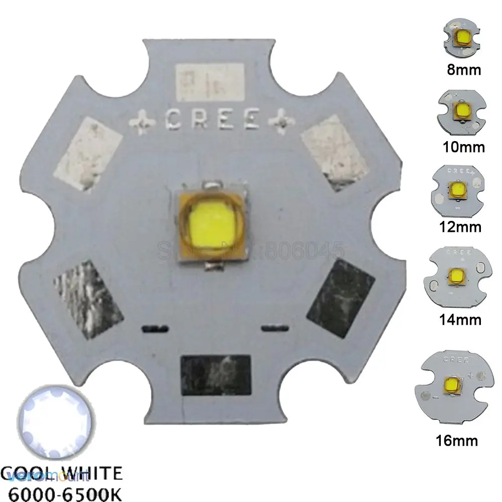 

10x 5W LG3535 High Power LED Lighting Emitter Diode Cool White 6000-6500K with 8mm/12mm/14mm/16mm/20mm PCB DC3.2-3.4V 1500mA