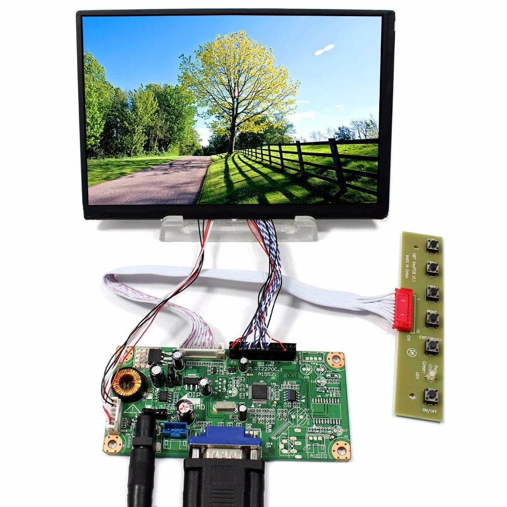 12v Lcd Controller Board With Vga Output Vga Input Singal Lcd Controller Board With 7inch N070icg-ld1 1280x800