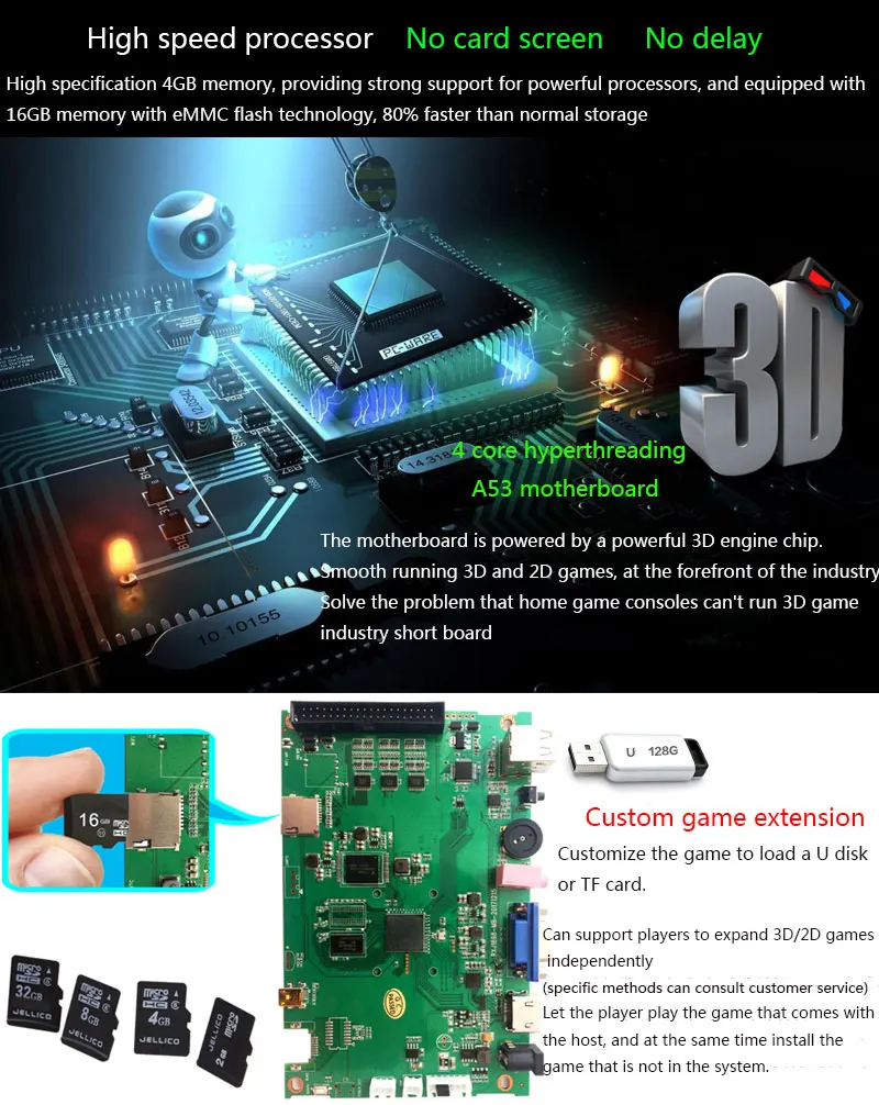 Pandora Box 2200 игры в одном встроенный Аркада 3D видео игры HD качество поддержки расширения подключить PS3 ТВ и другие игровой консоли