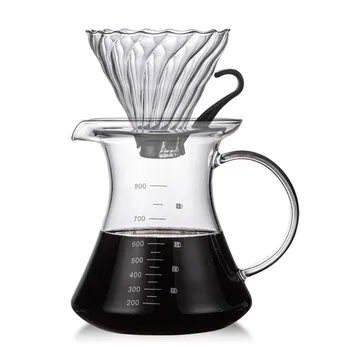 

New arrival Glass Coffee Maker Filter Funnel Coffee Dripper Reusable Strainer Tea Leaf Spice Filter Tea Strainer for Teapot