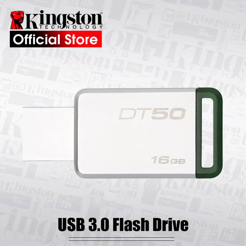 Kingston DT50 USB 3 0 флэш-накопитель 16 Гб флешки металлические памяти U Stick | Компьютеры и