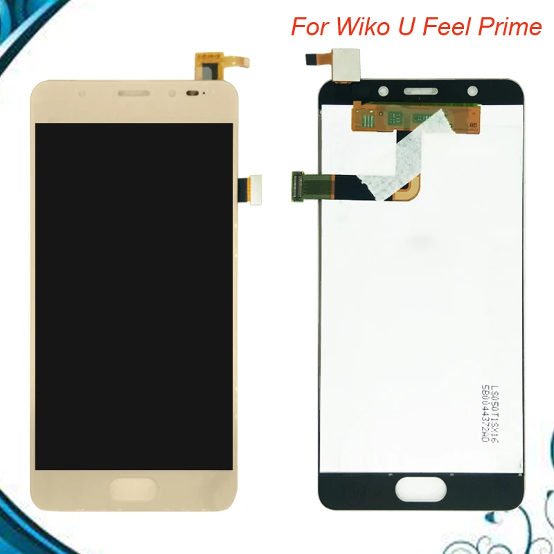 

100% Tested OK U feel Prime LCD Assembly For Wiko U Feel Prime LCD Display With Touch Screen Digitizer Sensor Replacement