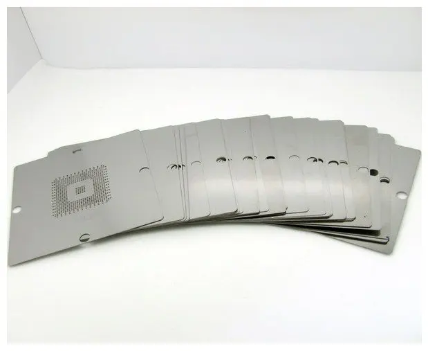 

New 2012 Free shipping 23pcs 80x80mm XBOX PS3 BGA template reballing stencils