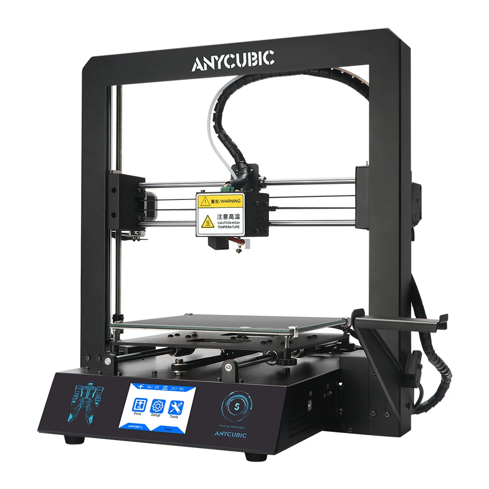 Anycubic 3d принтер мега-с набор нитей Полный металлический каркас до класса промышленного класса Высокая точность Impresora 3d наборы