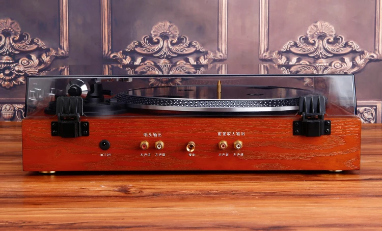Blackcat классический черный клей запись фонограф двойной выход HIFI LP плеер с движущимся звукоснимателем