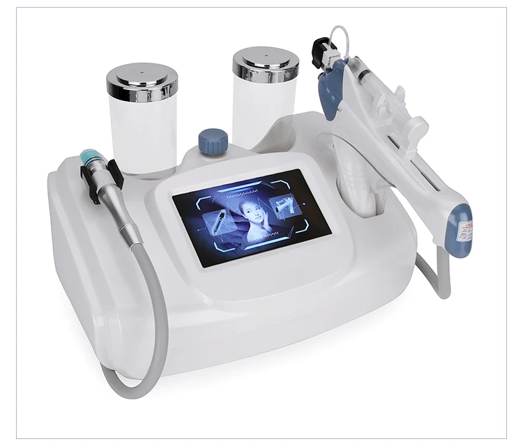 US $502.15 Multifunctional 2 In 1 Water Peeling Small Bubble Facial Machine Skin Meso Injection Mesotherapy Gun For Salon Use DHL