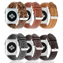 Leather Strap for Apple Watch Band 42mm 38mm Iwatch Series 3 2 1 Bracelet Belt Cowhide Genuine Leather Watchband for Iwatch