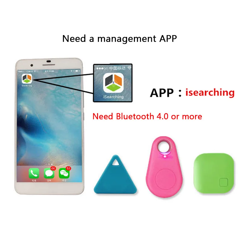 

New Bluetooth 4.0 Wireless Anti-Lost Anti-theft Alarm Device Tracker GPS Locator Key/Cat Wallets Finder Trackers
