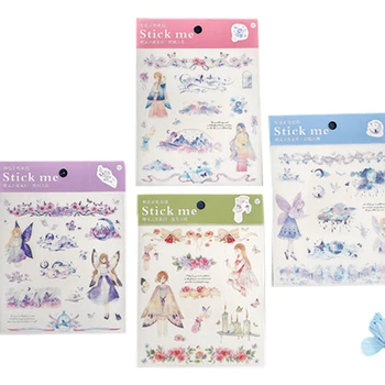 

1pcs/lot Kawaii Creative Elf Song Series sticker Diary Decoration Stickers Planner Scrapbooking DIY cartoon Sticker Stationery