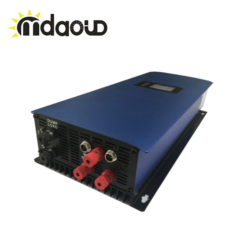 1000W/ 22 60V/45 90VDC /120/230VAC Wind Grid Tie Micro Inverter for 12V