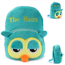 kids plush backpacks korean Drama The inheritor The Heirs funny owl plush toys for kid cute animal Kindergarten school bag
