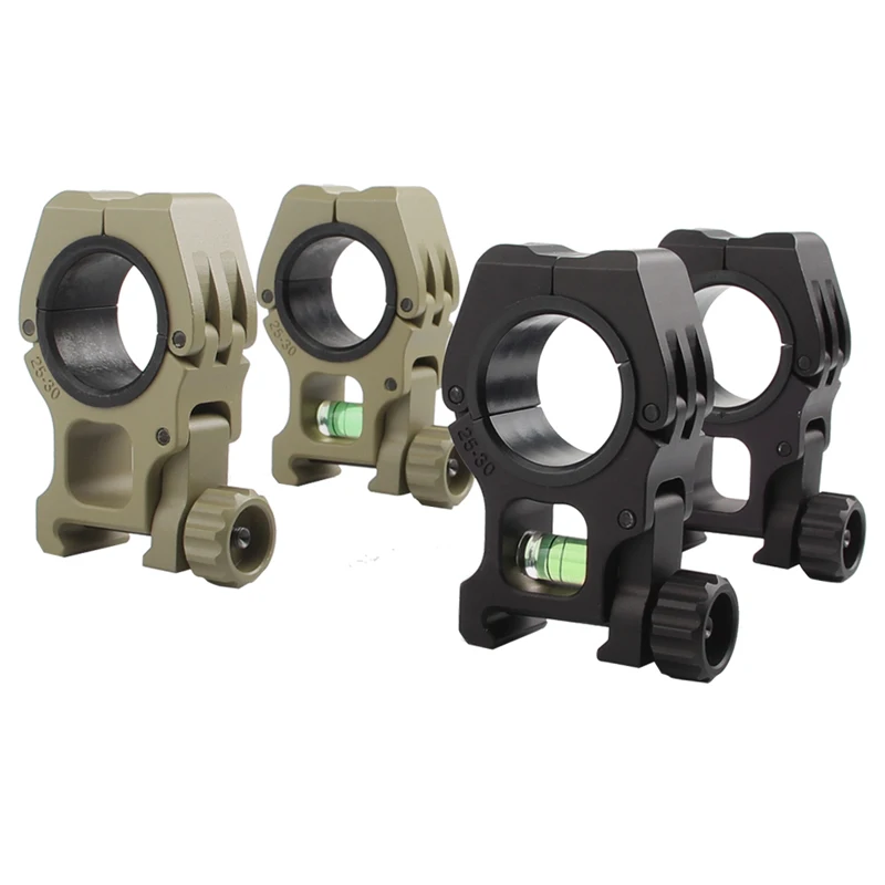 M10 Steel Scope Rings Separate Rifle Scope Mount QD 25mm / 30mm Scope Mount With Bubble Level