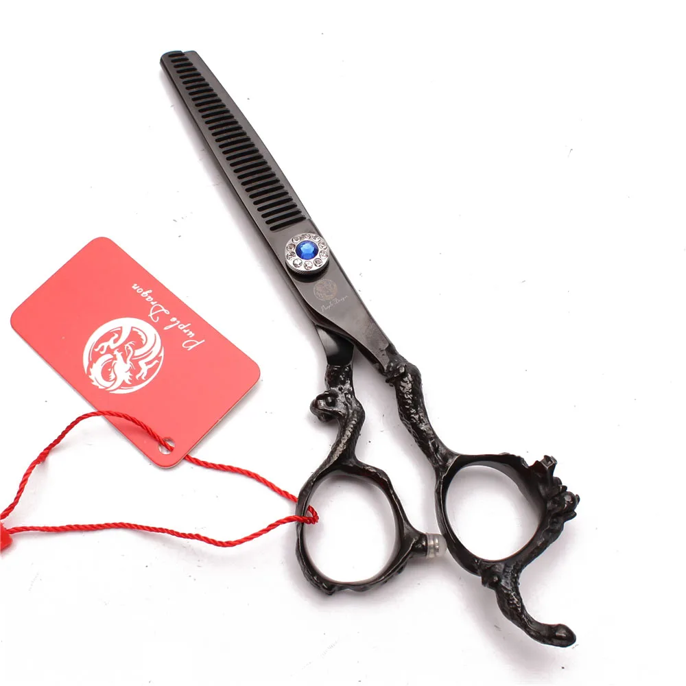 9003# 5.5" 16cm Shiny 440C Hairdressing Scissors Straight Shears Thinning Shears Professional Hair Scissors Salon Haicut Shears