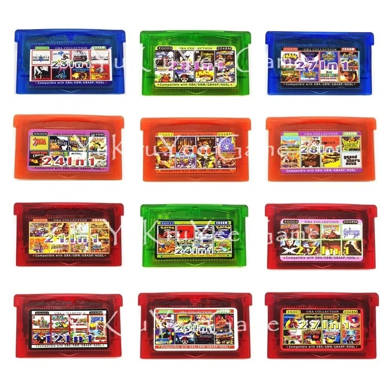 

EG EN Series Video Game Compilation Cartridge Card for 32 Bit Game Console English Language US/EU General Version