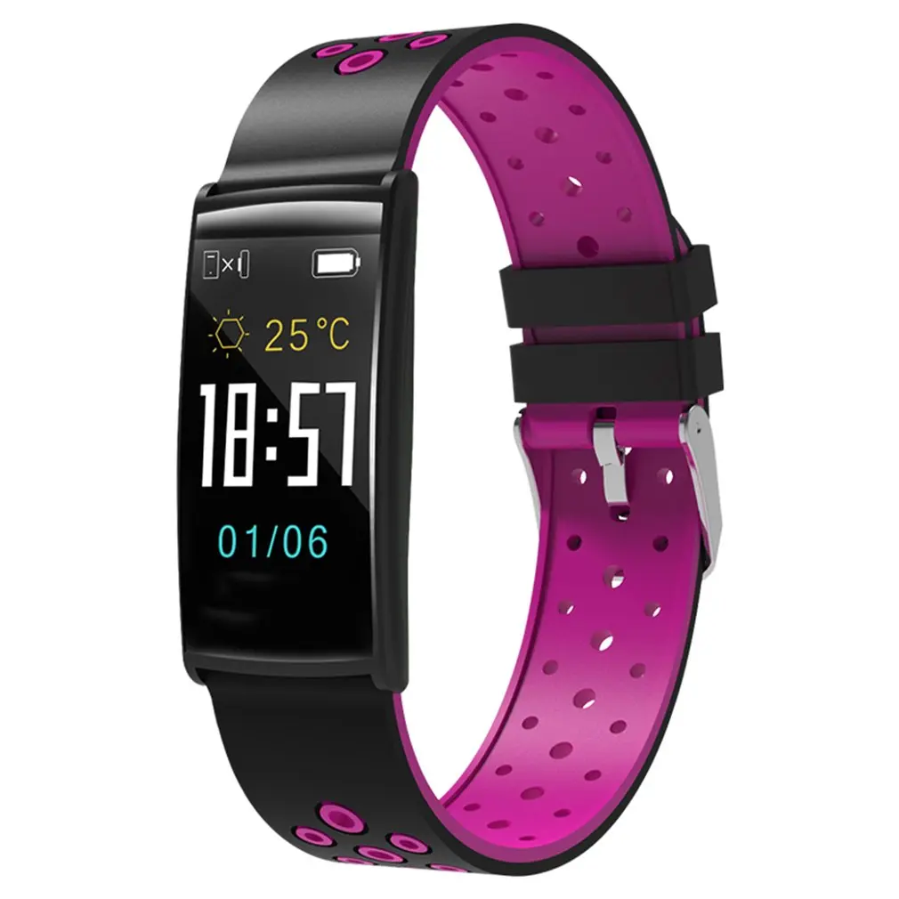 

R11 0.96 OLED Smart Watch Blood Pressure Heart Rate Monitor Waterproof Fitness Sports Wristband Step Counting Bracelet