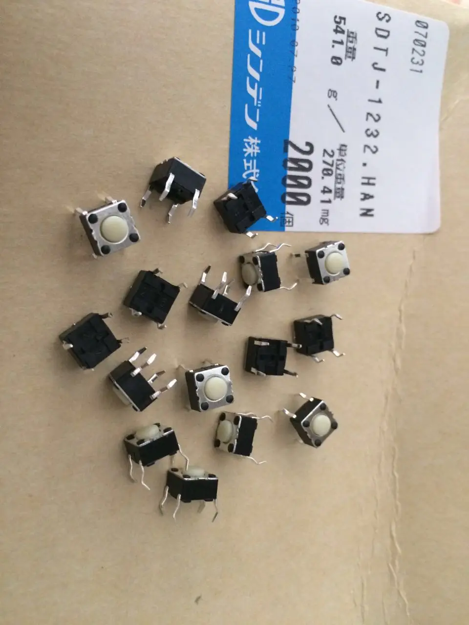 

Imported Japan SDTJ-1232 Touch Switch 6*6*4.3mm Induction Cooker Button Better Quality