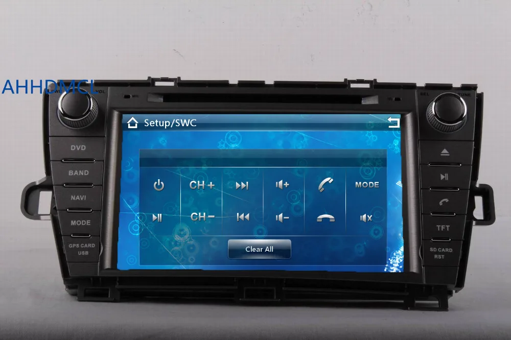 Top AHHDMCL Car Multimedia Player DVD Stereo Navigation For Toyota Prius Left Driving 2009 2010 2011 2012 2013 2014 2015 2016 2017 3