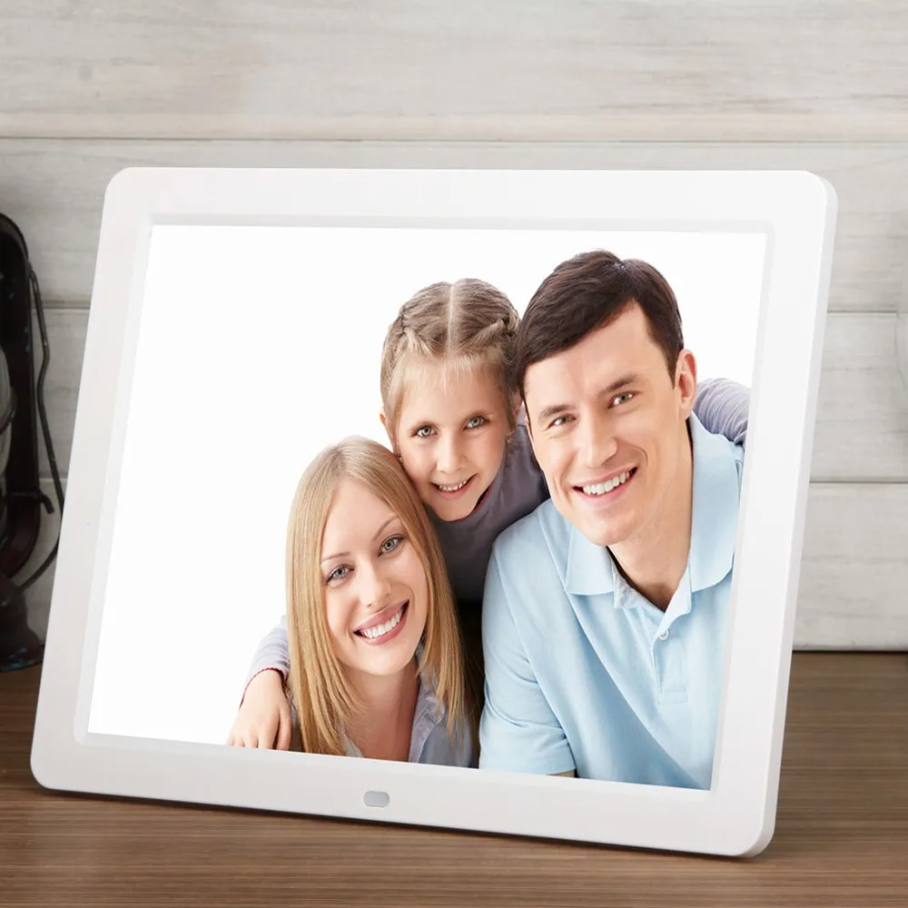 

New Smart Home Digital Photo Frames TFT LED Digital Movies  MP3 Alarm Clock Photo Frame with Remote Control Touch Pen EU Plug
