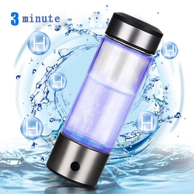 

420ml SPE Portable Hydrogen-rich Water Generator Hydrogen Water Ionizer Smart Bottle Healthy Anti-Aging Hydrogen Water Maker Cup