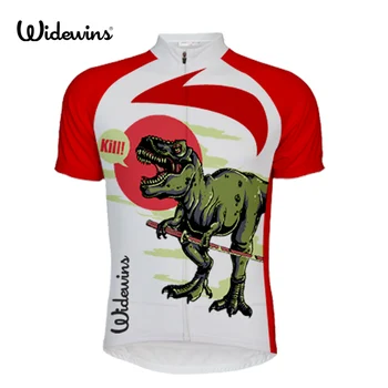 

kill Dinosaur children Men Cycling Jersey Ouch Pattern Cycling Clothing Bicycle Top Jacket Bike Short Sleeve Cycling 5648