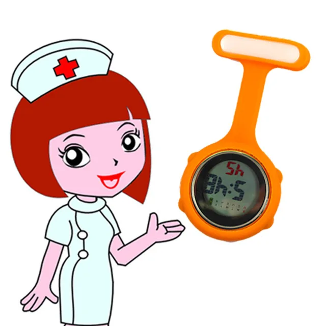 New Digital Nurse Watch Fashion Silicone Medical Watches Lapel Doctor Brooch Poc New Digital Nurse Watch Fashion Silicone Medical Watches Lapel Doctor Brooch Poc