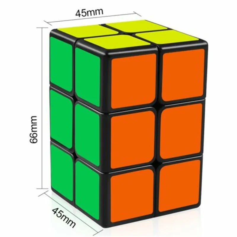 QIYI Mo Fang Ge 2x2x3 Скорость Магический кубик Рубика скоростной белый с Стикеры профессиональная головоломка часы-кольцо с крышкой игрушки для Детский подарок