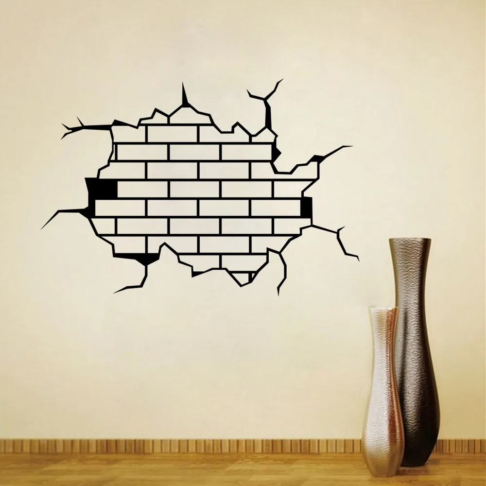 Terkeren 30 Lukisan Dinding Retak Gambar Tembok Retak Rudi Gambar