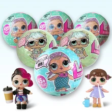 LQL Original Pet Baby Girl Dress Up Magic Doll Ball Figure LOL Boneca font b Toy