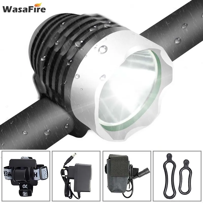 

Waterproof 1800lm XML-T6 LED Bicycle Lights luces bicicleta fietsverlichting Bike Front Light HeadLamp for Cycling with Battery