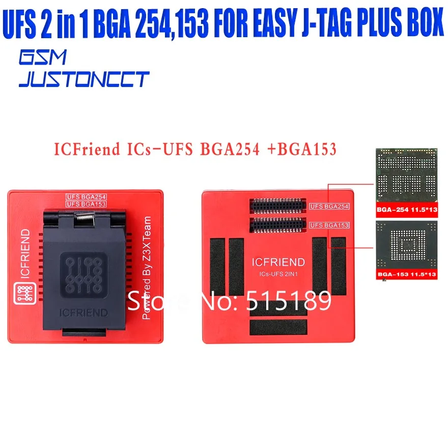 Оригинальные UFS разъем адаптера ICFriend ICs 3 в 1 BGA254 BGA153 BGA95 для фотографий с