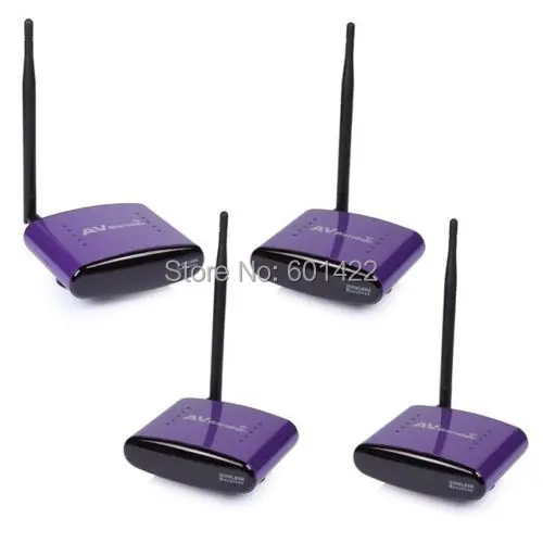 5.8Ghz IR 300 meters Wireless AV Audio Video 1 sender and 3 Receiver IR Remote Extender  for IPTV DVD