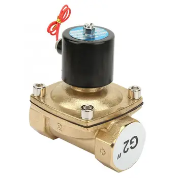 

G2'' Single Direction Brass Solenoid Valve Straight Through Type Valve AC220V
