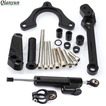 

For Kawasaki Z900 2017 2018 CNC Aluminum Adjustable Steering Damper Stabilizer Bracket Mounting Kit Z900