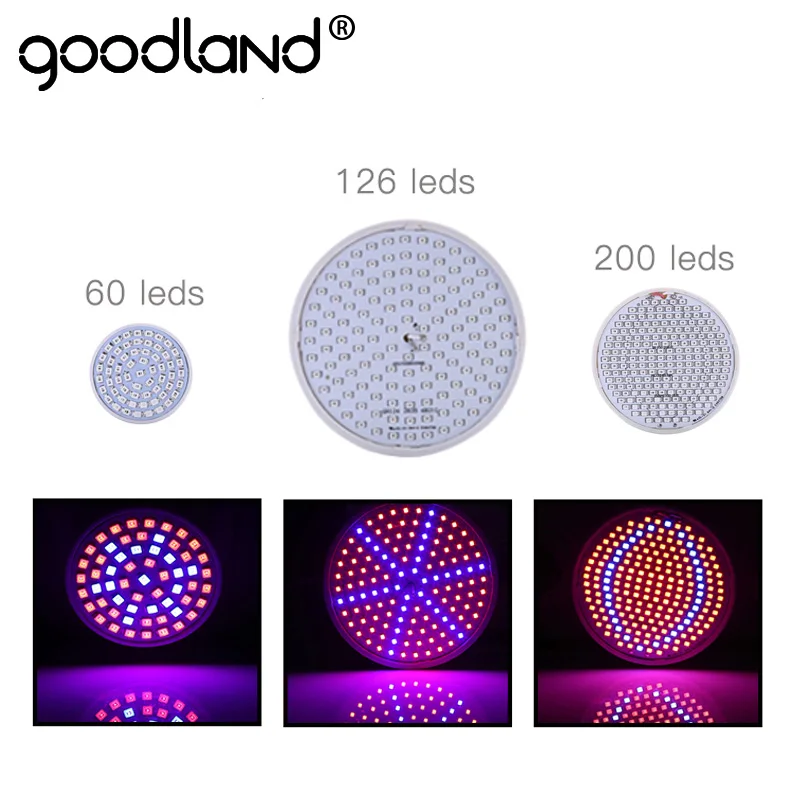 Goodland LED Grow Light Full Spectrum Phyto Lamp E27 Plant Lamp For Indoor Greenhouse Hydroponic Vegetable Flower Fitolampy led grow light full spectrum fitolampy hydroponics phyto lamp sunlight for vegetable flower seedings greenhouse plant lighting