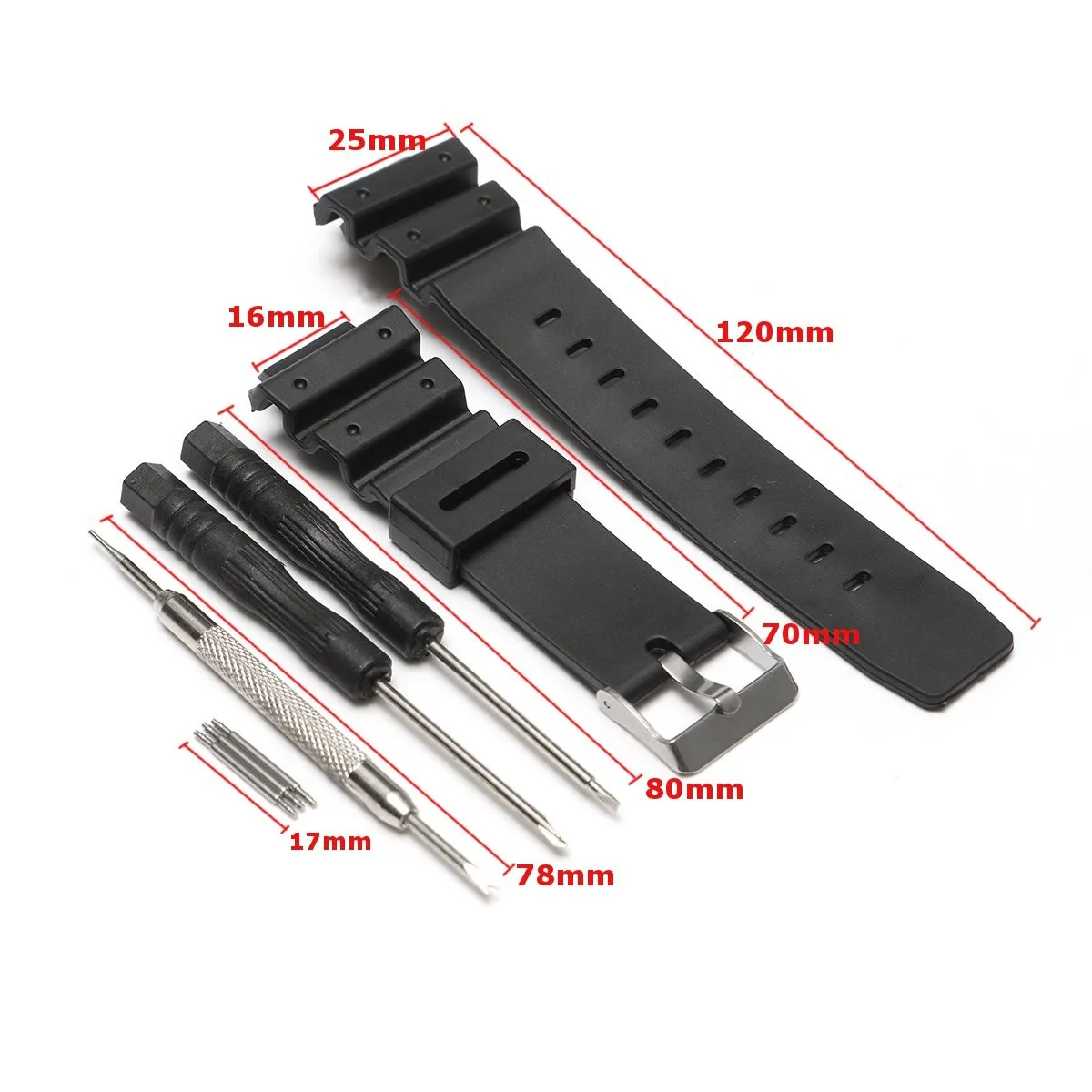 часы 25 мм. 0598. ремешок резиновый для часов hublot big bang. 2018. T.