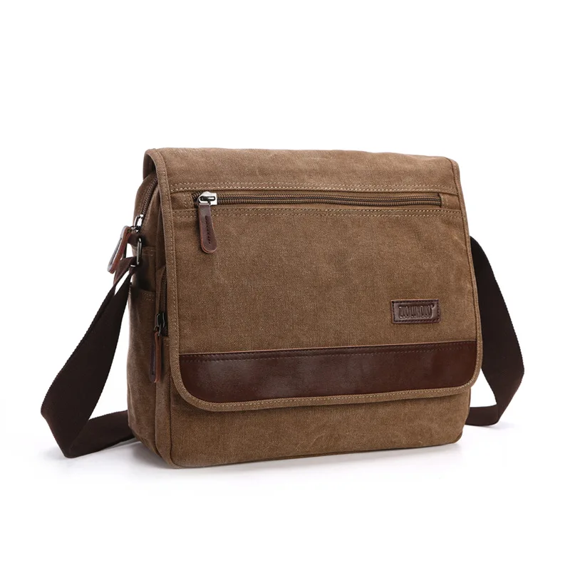 

The New Men Fashion Shoulder Bag Men Canvas Satchel Korean Men Casual Bags