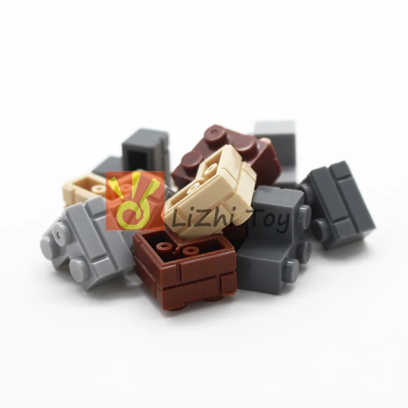 Moc кирпич модифицированный 1x2x2 с каменной кладкой профиль (кирпичный профиль)