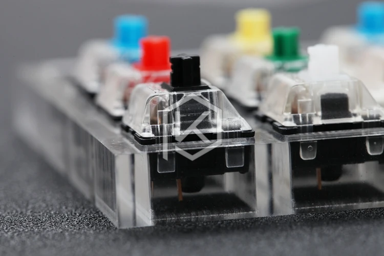 Verificador acrílico do interruptor para interruptores cereja MX, 2x2, 3x4, 7x7, 9x9