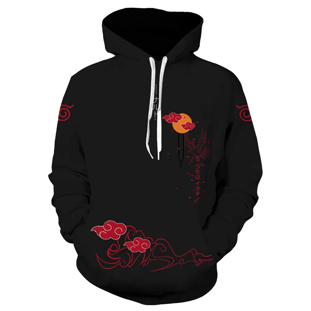

Naruto Hoodie Anime Cosplay Uchiha Sasuke Uchiha Itachi Sweatshirts Clothing 3d Digital Printing Costumes