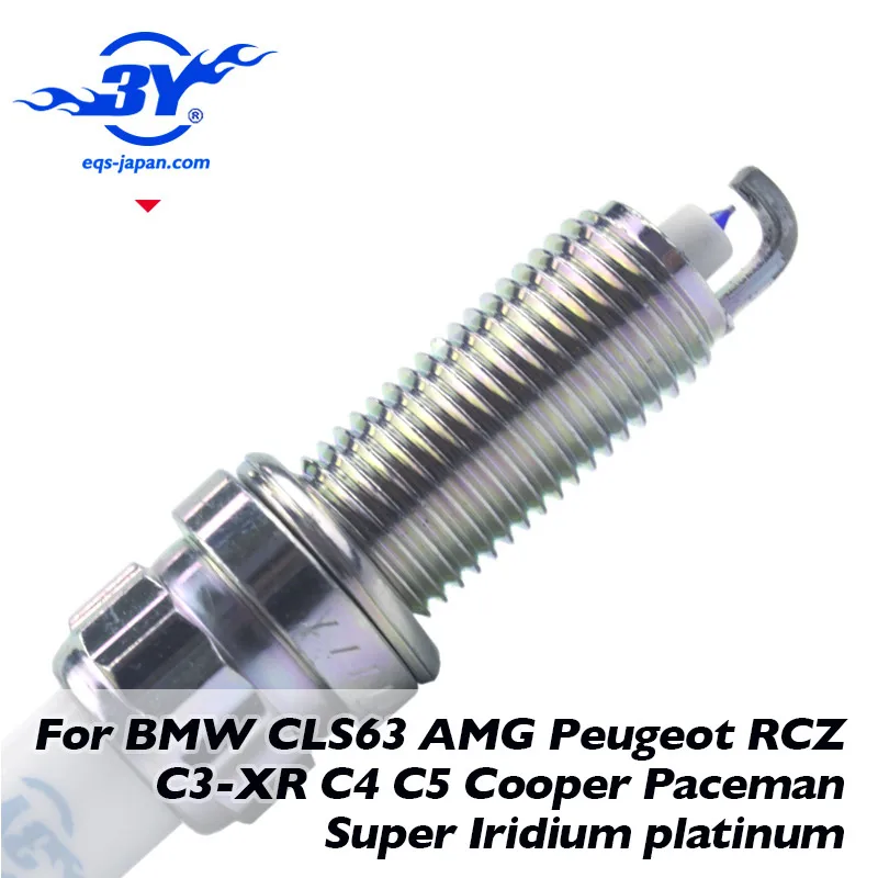 

1PC ILZKBR7B8DG 95770 Car Spark Plugs For BMW CLS63 AMG Peugeot RCZ C3-XR C4 C5 Cooper Paceman Iridium platinum