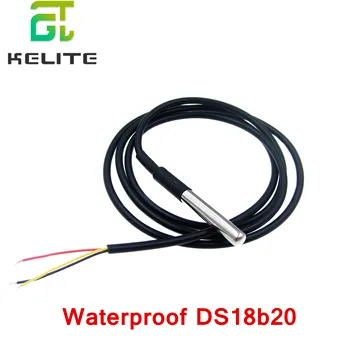 

DS18B20 Stainless steel package 1 meter/2meter/3meters waterproof DS18b20 temperature probe temperature sensor 18B20
