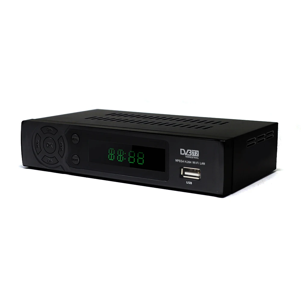 Vmade Full HD 1080P DVB T2 цифровой декодер каналов кабельного телевидения Коробки ресивера