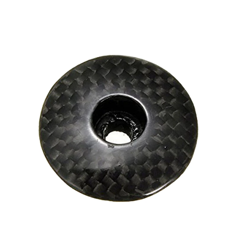 

3K Carbon Fiber Bicycle Headset Caps 1-1/8 inch Mountain Bike Cycling Mtb Headset Stem Top Cap Cover