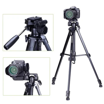 

Roadfisher 59'' Portable Aluminum Alloy DSLR SLR DV Video Photo Camera Tripod Photography Holder For Canon Nikon Sony Pentax