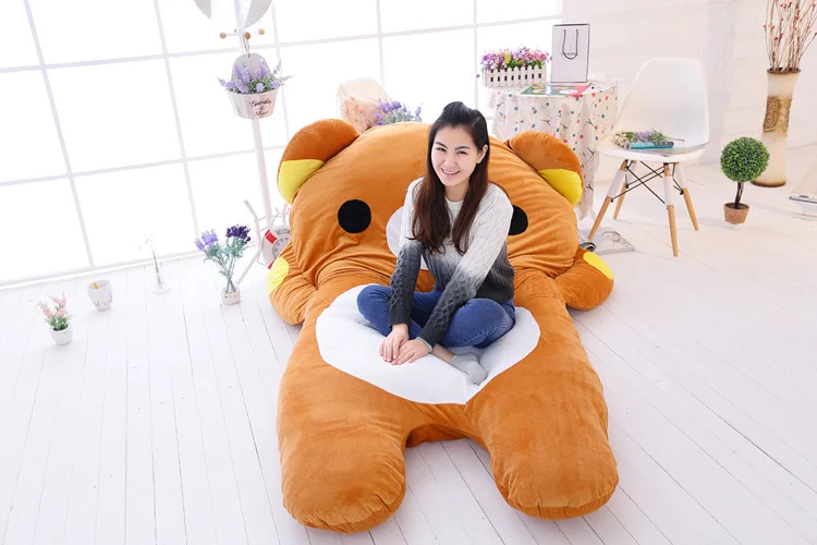Kawaii rilakkuma Складная кукла ленивый матрас для кровати дивана милый мультяшный