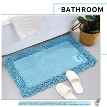 Ковер из полиэстера для кухни и ванной комнаты, трехцветный ковер в полоску для дома 40*60 см