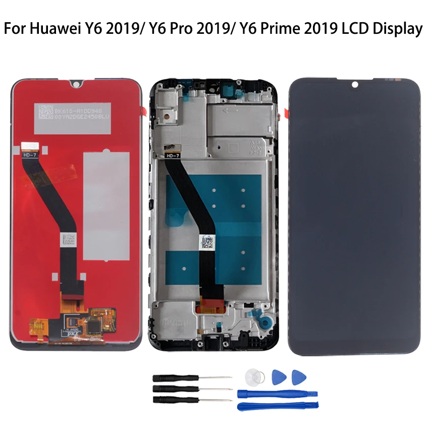 

LCD With Frame For Huawei Y6 Prime 2019 Y6 Pro 2019 Y6 2019 LCD Display Touch Screen Digitize Assembly Replace