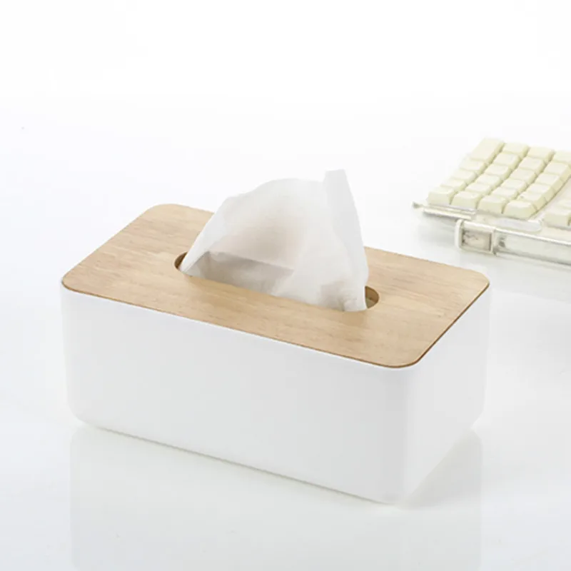 Creative Hit The Color Texture of Tissue Boxes Paper Towel Oak Fashion Pumping Storage Box 5ZCF248 | Дом и сад