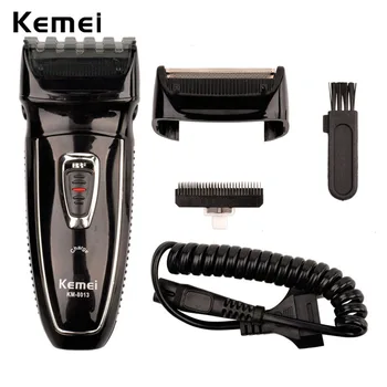 

100-240V Electric Shaver Double Reciprocating Head Shaving Razor Rechargeable Stainless Steel Blade Pop-Up Trimmer Beard Machine