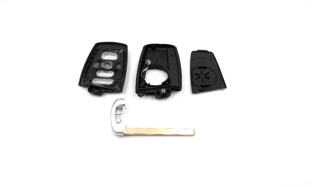 For BMW 5 M5 E60 E61 F10 F11 F07 Instead of Original Factory Auto Car Key  High Quality KEBM 4 Buttons Change Car Key Shell 8